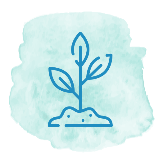 Icon for plant growing from trauma. Therapy for Trauma and PTSD in Houston, TX